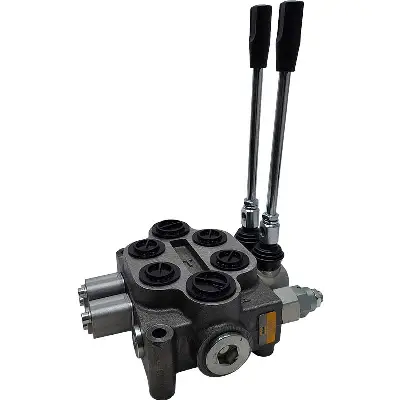 Comando Hidráulico 1/2 Duplo com Alavanca Monobloco 80LT P80-2 G3/4 G1/2