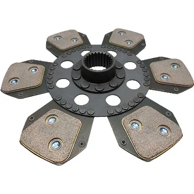 Disco Embreagem Novo com Pastilha Massey Ferguson, MF650, MF660, MF9150, 342MM 24Z, 026240, 30051, 98918125F, 3350120.